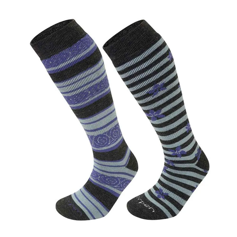 西班牙製女裝羊毛襪兩對裝 Woman Ski-Snowboard Merino Blend 2 pairs