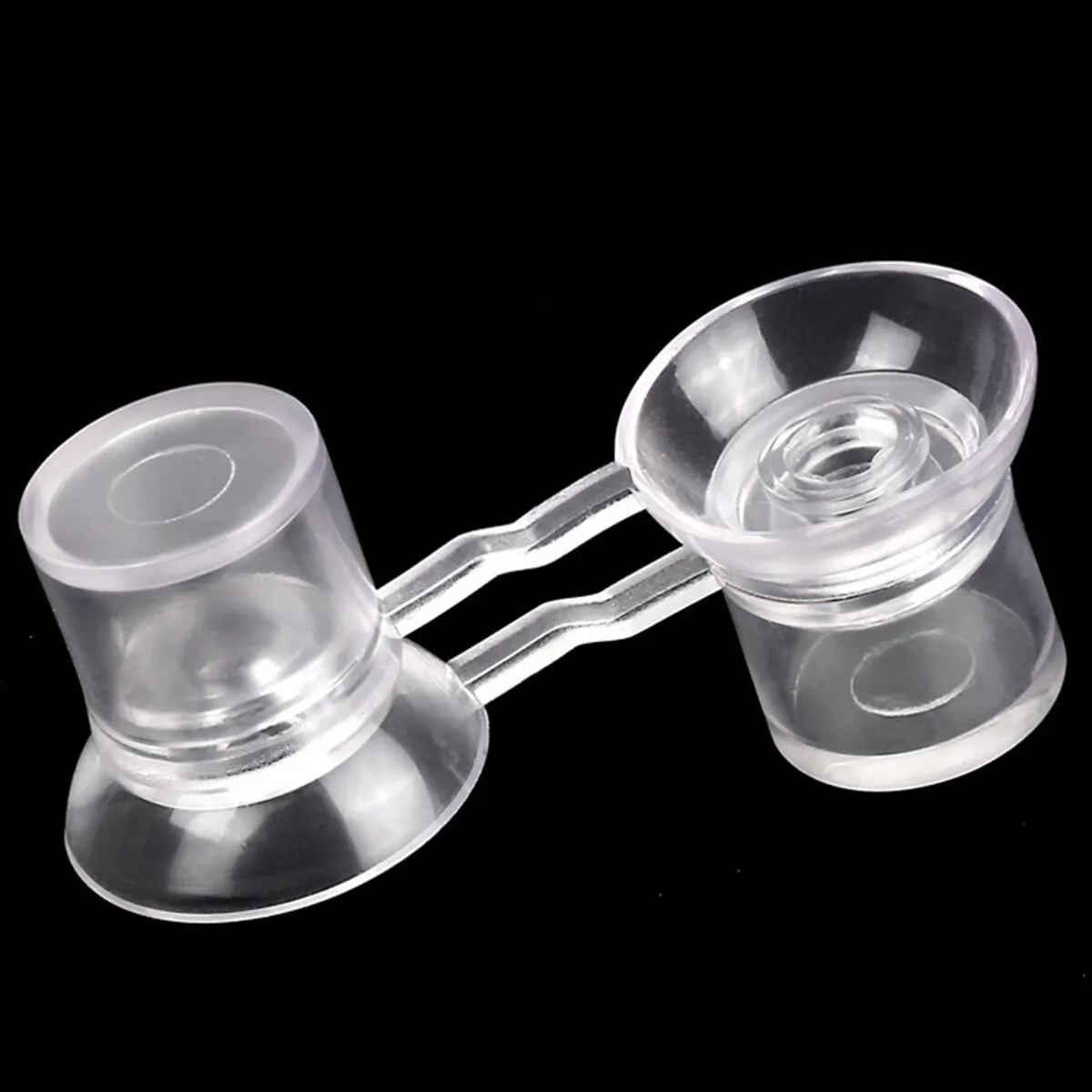 100Pcs 3" 75mm Corruhated Roofing Plastic Screw Cover Clear Strap Caps