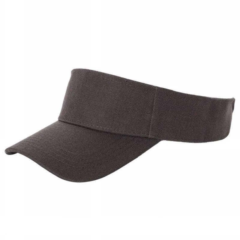 12 Pack Velcro Sun Visor Hat – Curved Bill, Adjustable