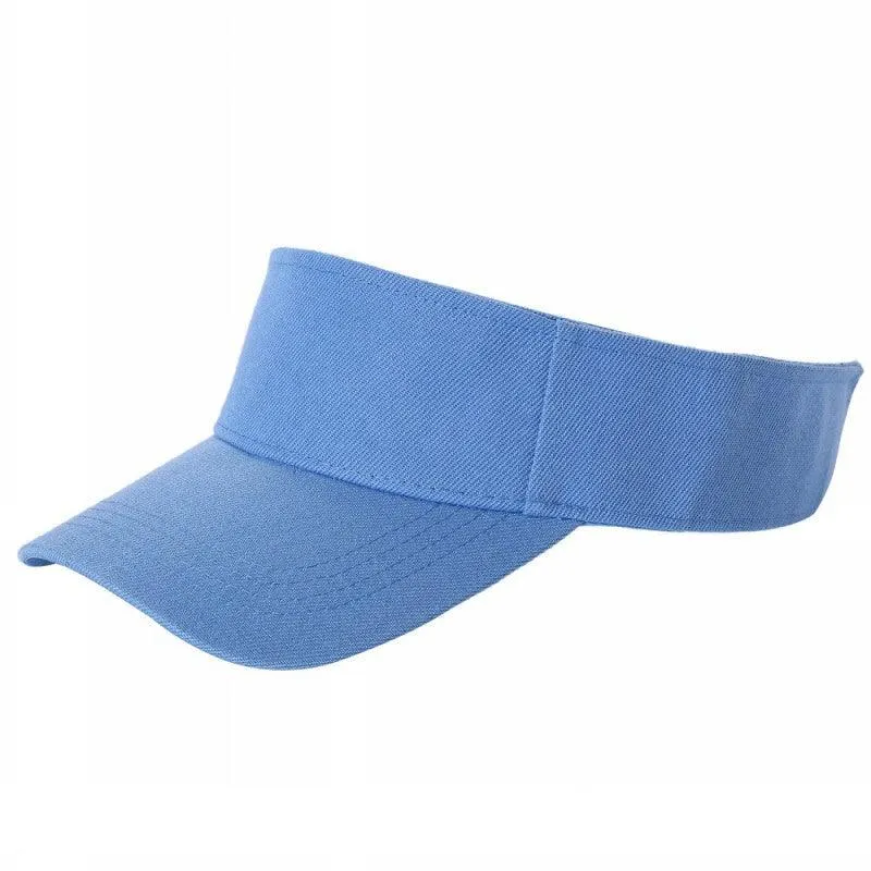 12 Pack Velcro Sun Visor Hat – Curved Bill, Adjustable