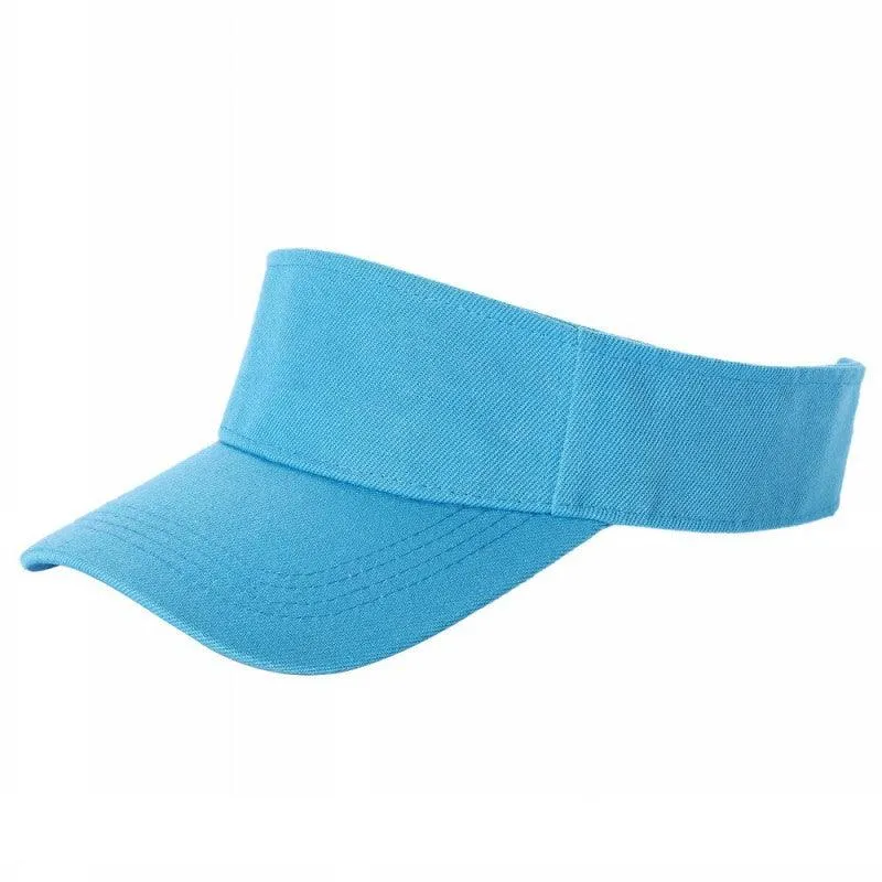 12 Pack Velcro Sun Visor Hat – Curved Bill, Adjustable