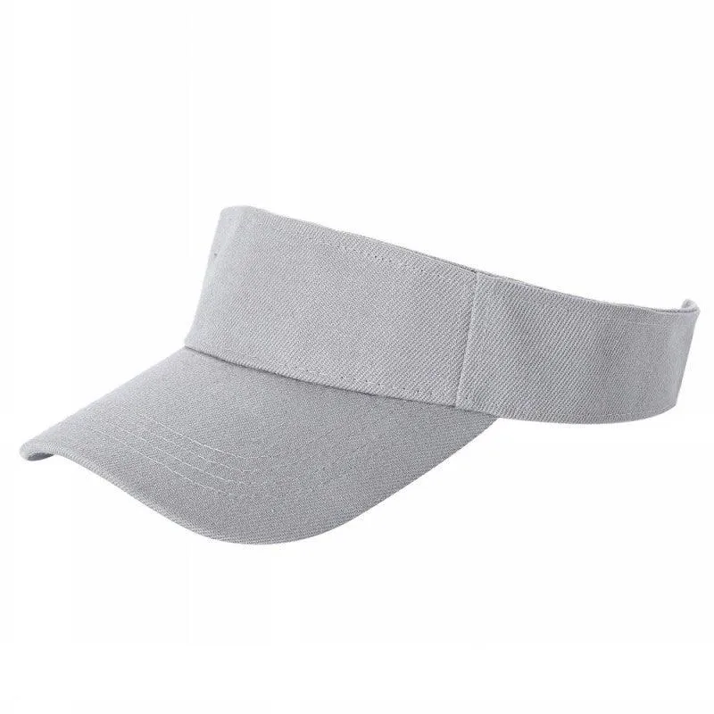 12 Pack Velcro Sun Visor Hat – Curved Bill, Adjustable