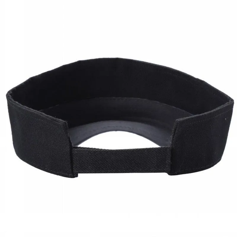 12 Pack Velcro Sun Visor Hat – Curved Bill, Adjustable