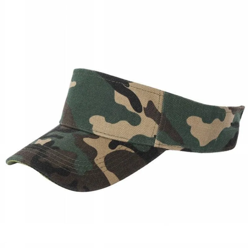 12 Pack Velcro Sun Visor Hat – Curved Bill, Adjustable