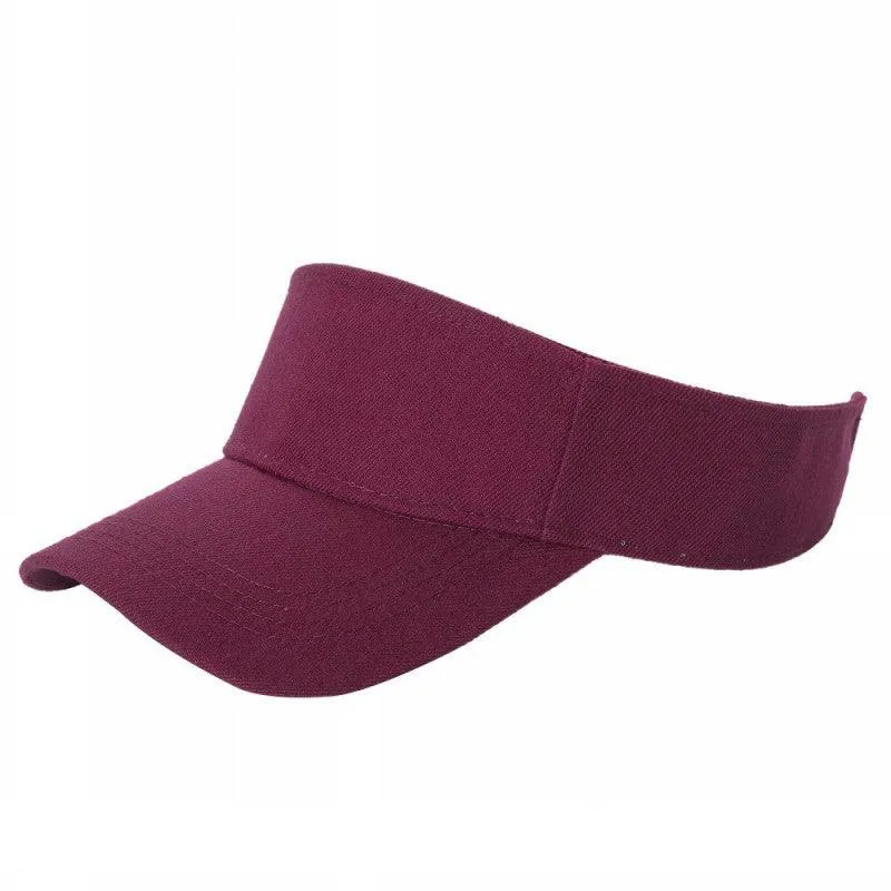 12 Pack Velcro Sun Visor Hat – Curved Bill, Adjustable