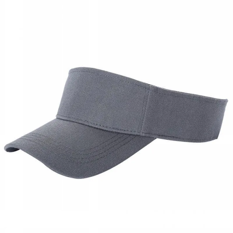 12 Pack Velcro Sun Visor Hat – Curved Bill, Adjustable