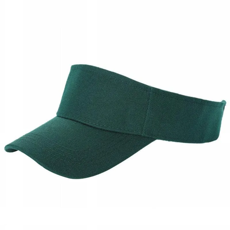 12 Pack Velcro Sun Visor Hat – Curved Bill, Adjustable
