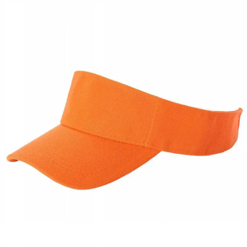 12 Pack Velcro Sun Visor Hat – Curved Bill, Adjustable