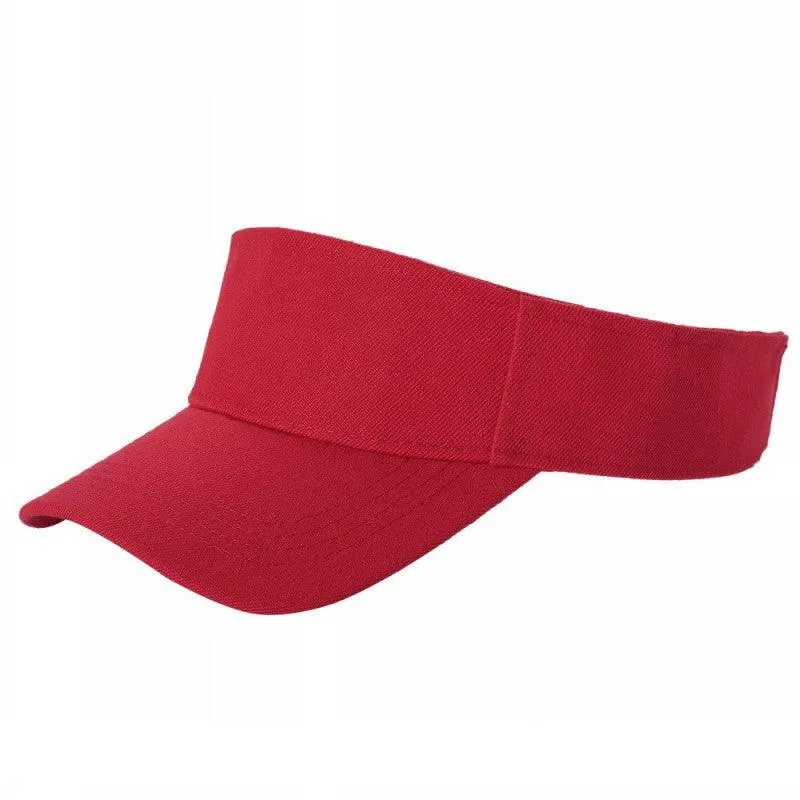 12 Pack Velcro Sun Visor Hat – Curved Bill, Adjustable