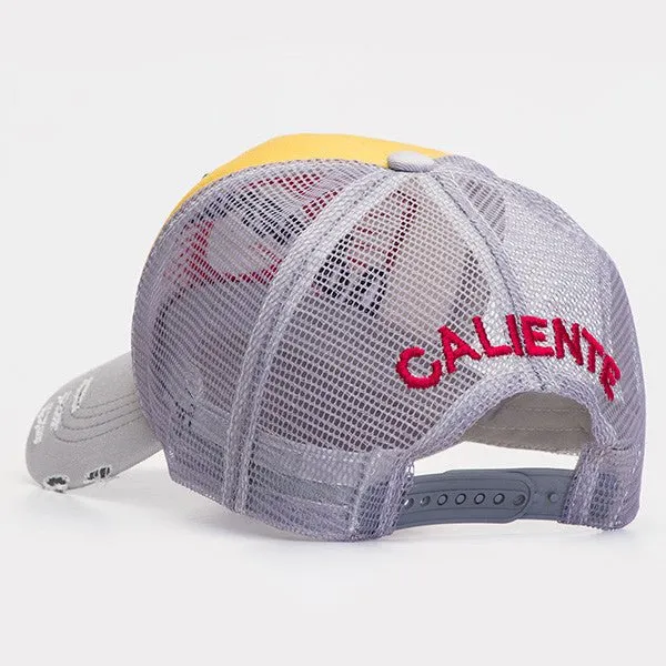 Adinerado Gray/Yellow/Grey Cap - Caliente Basic Collection