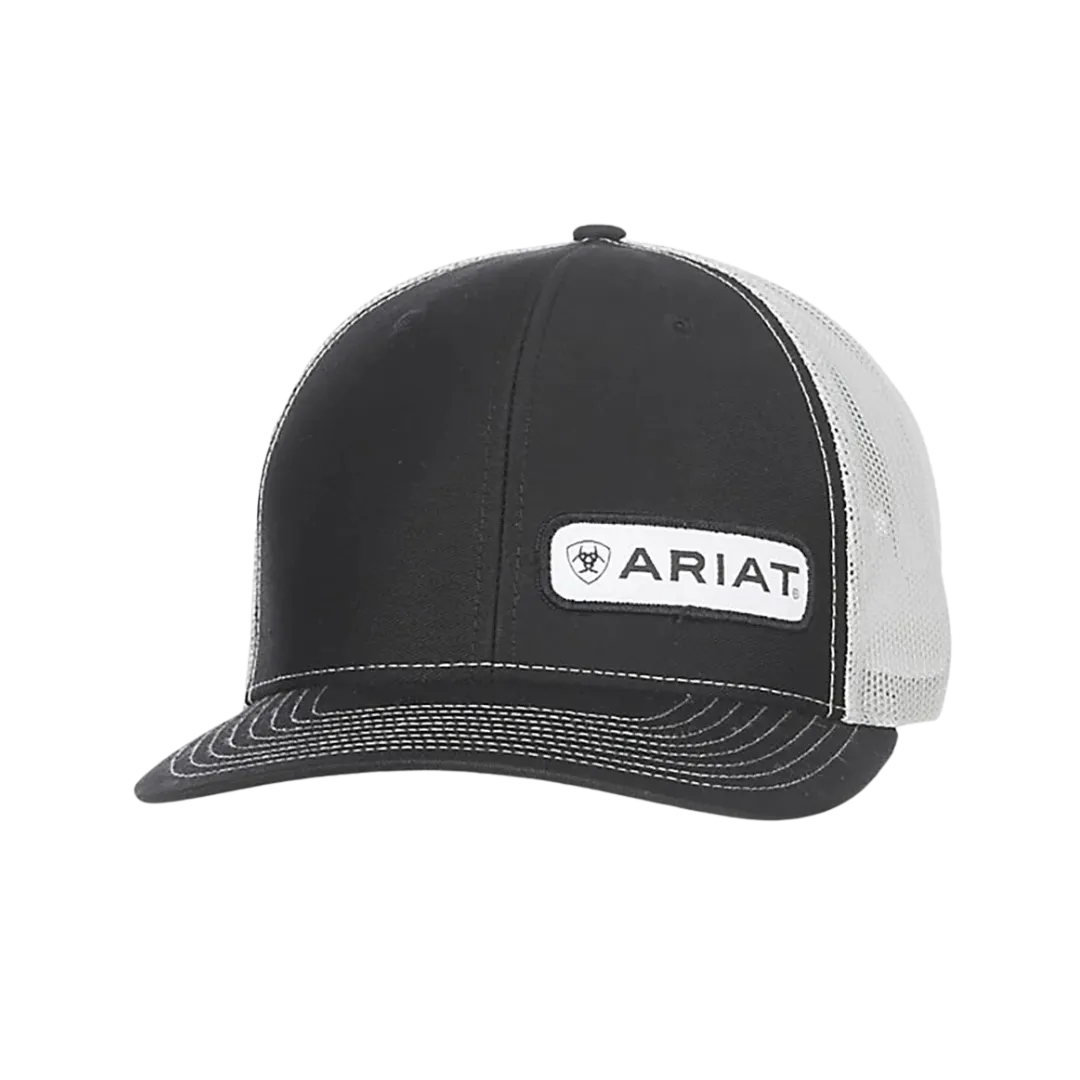 Ariat Black Embroidered Logo Mesh Cap