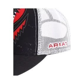 Ariat M&F Embroidered Design MX Flag Mesh Cap
