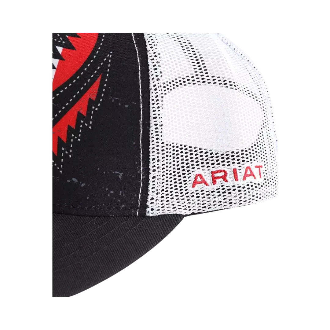 Ariat M&F Embroidered Design MX Flag Mesh Cap