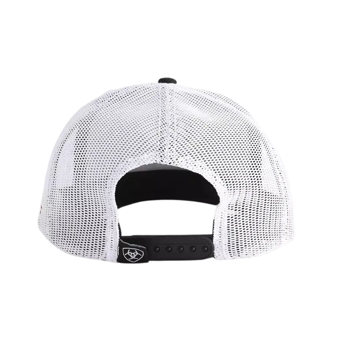 Ariat M&F Embroidered Design MX Flag Mesh Cap