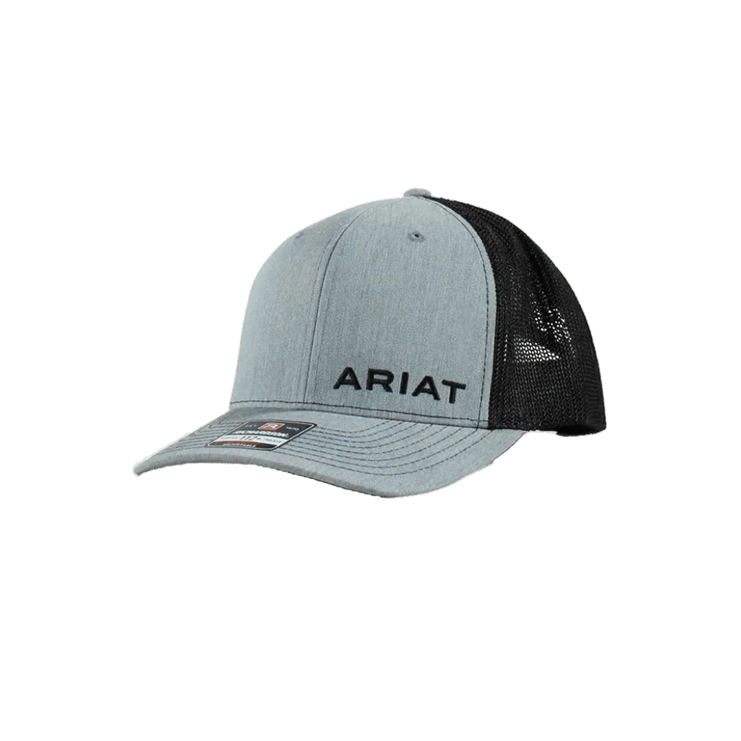 Ariat M&F R112 Grey Mesh Embroidered Logo Cap