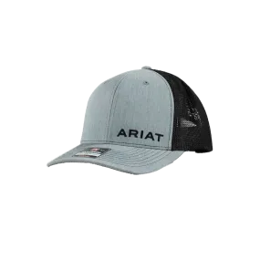Ariat M&F R112 Grey Mesh Embroidered Logo Cap