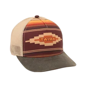 Ariat M&F Women's Aztec Design Brown Mesh Cap