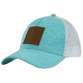 Ariat Women's Large Square Patch Turquoise Ponyflo Cap