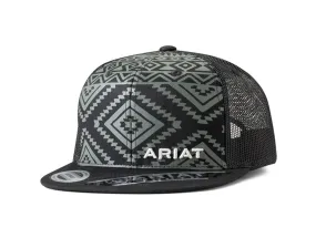 Arit M&F Kid's Flat Bill Aztec Black Cap