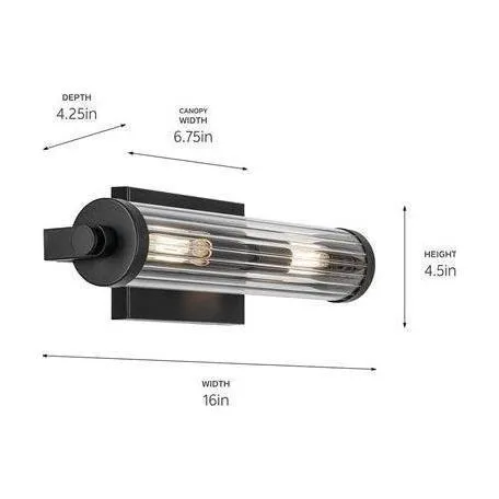 Azores 16" 2-Light Wall Sconce