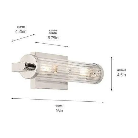 Azores 16" 2-Light Wall Sconce
