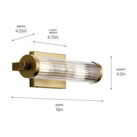 Azores 16" 2-Light Wall Sconce