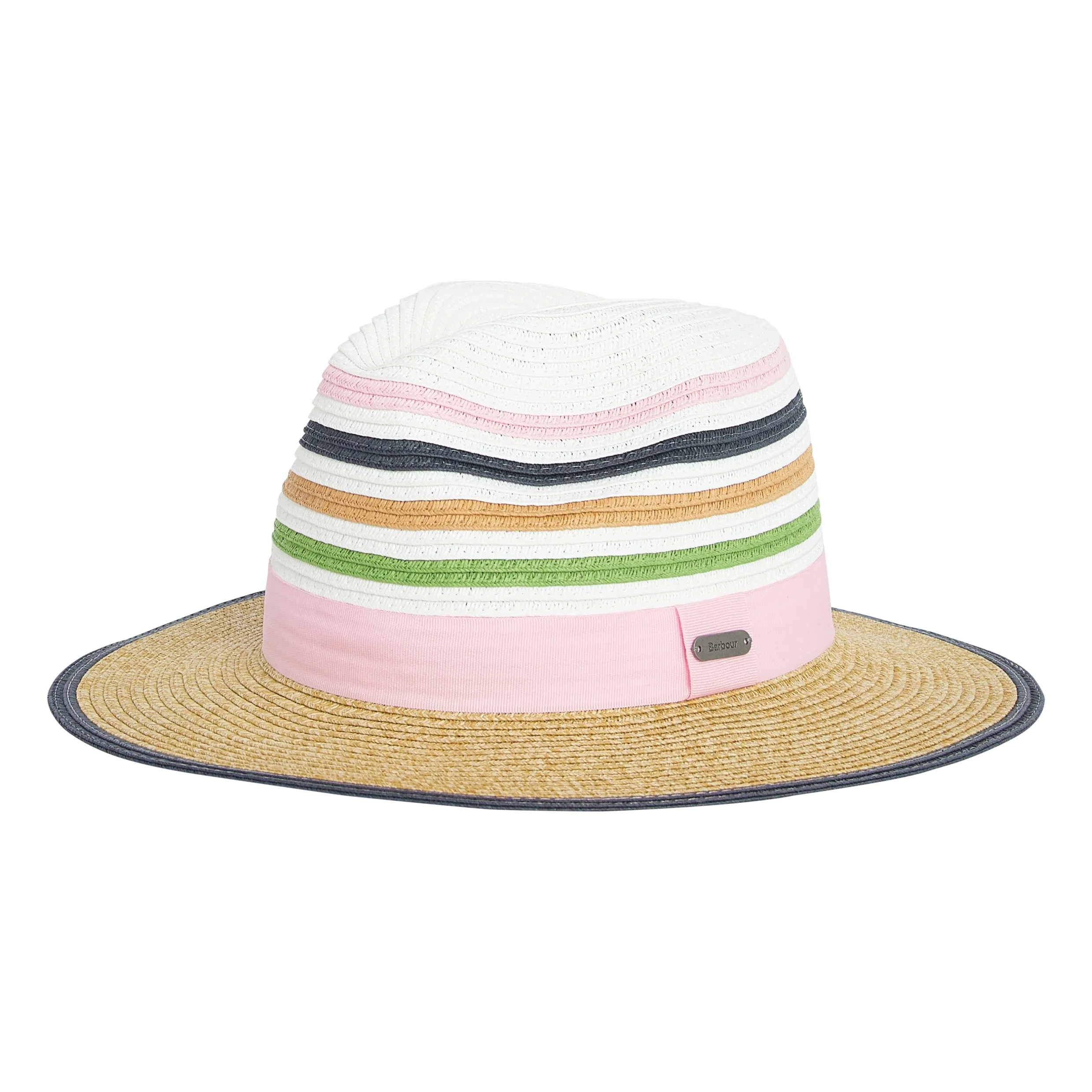 Barbour Kenmore Fedora 0502 In Pink Shell/Multi