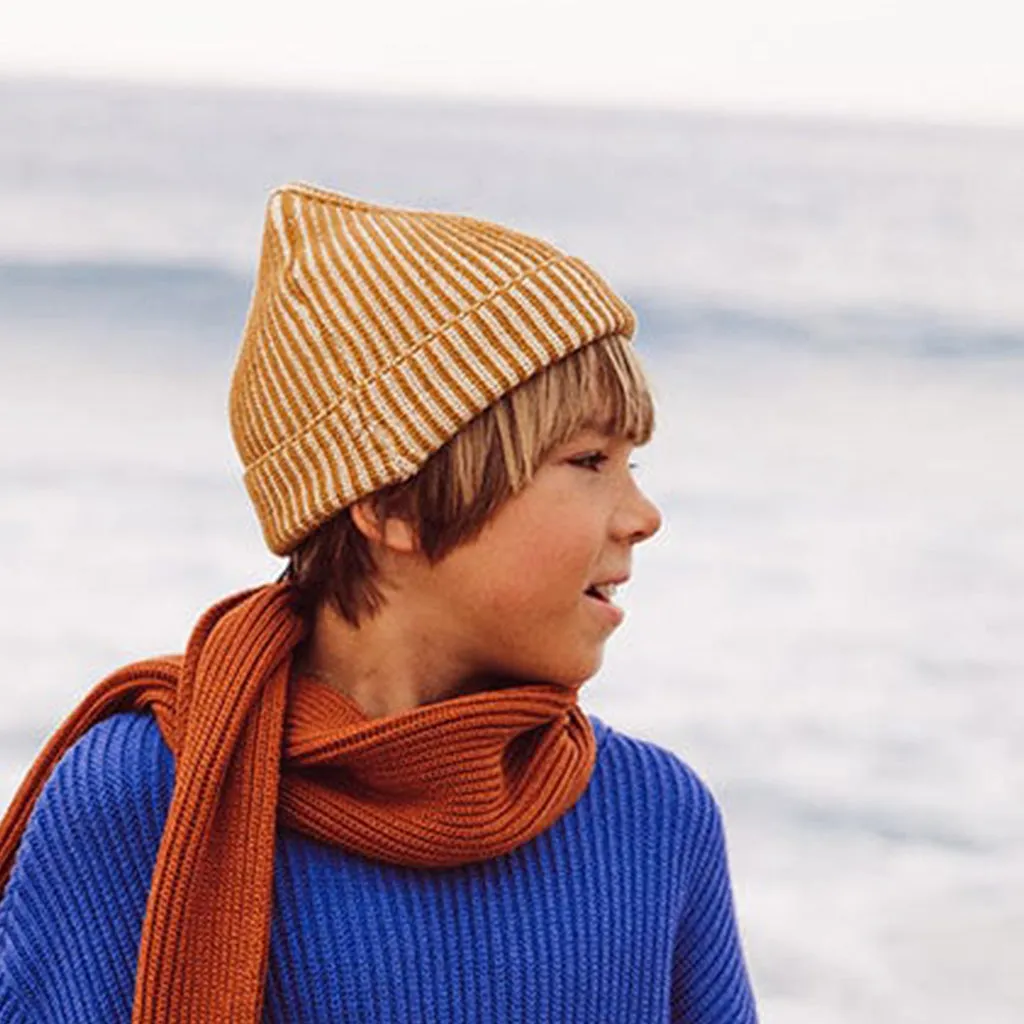 Beanie Knit Mustard