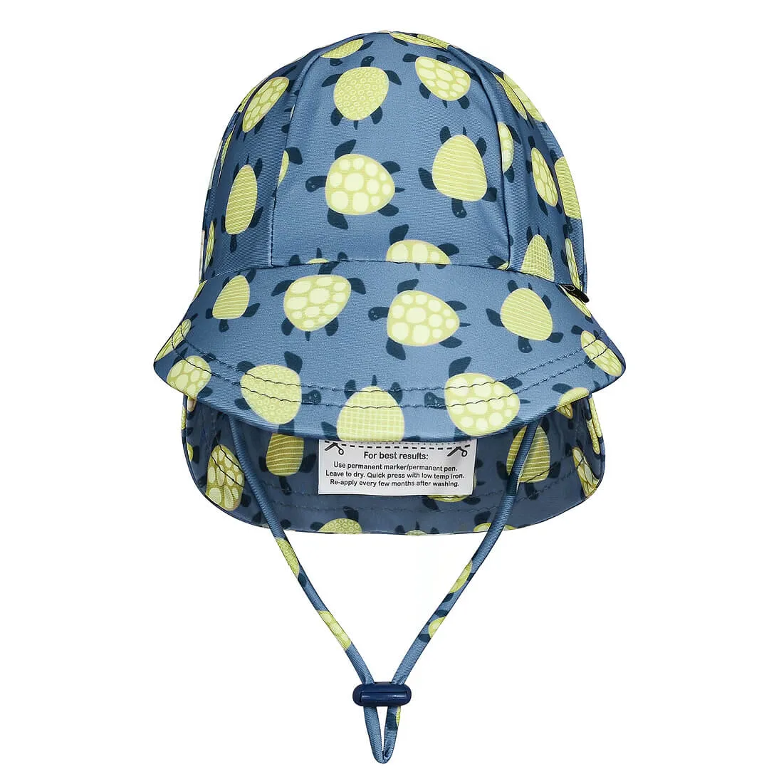 Bedhead Hats Kids Beach Swim Legionnaire Hat - Turtle