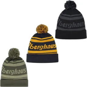 Berghaus Mens Large Logo Rolled Cuff Bobble Hat