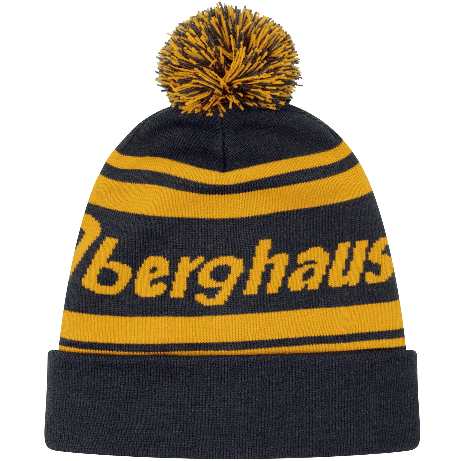 Berghaus Mens Large Logo Rolled Cuff Bobble Hat