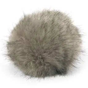 Bernat Faux Fur Pom Pom 3" - Grey Linx