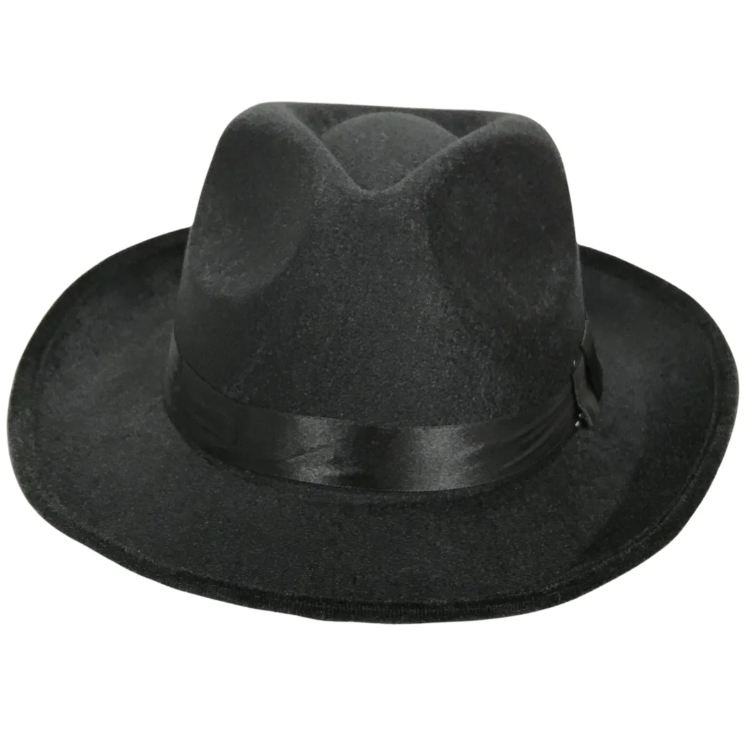 Black Felt Fedora (Each)