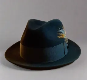 Black Short brim hat / man hat / 58cm hat / black hat / stingy brim hat /