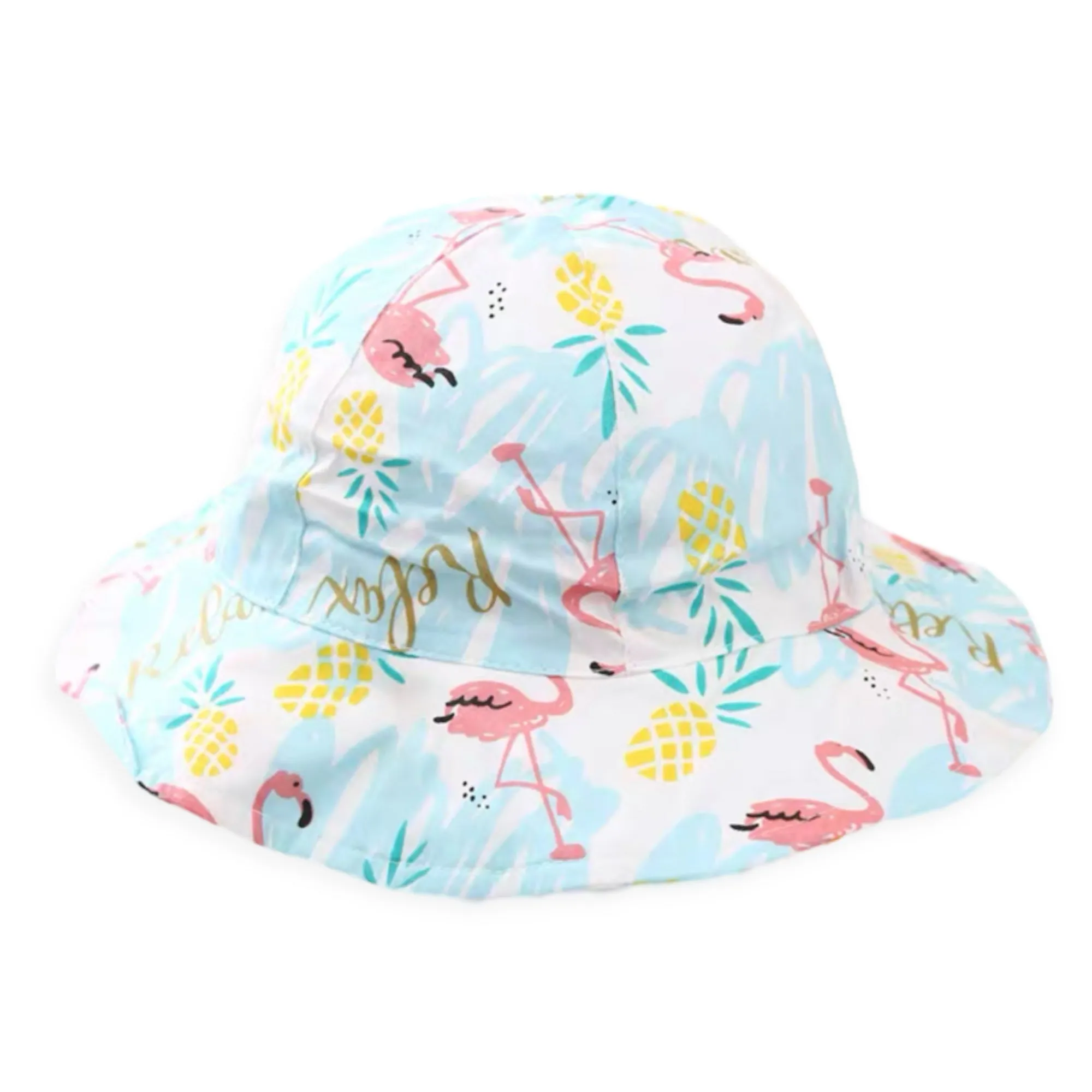Blue Flamingo Tango Bucket Hat