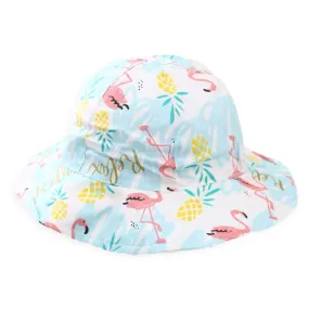 Blue Flamingo Tango Bucket Hat
