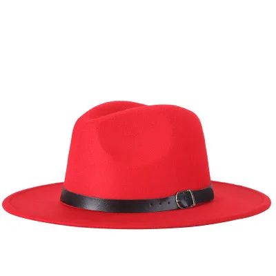 Brixton Style Wide Brim Wool Fedora Hats