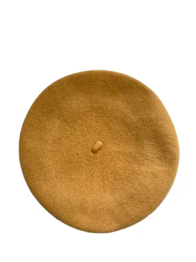 Brown Beret Hat