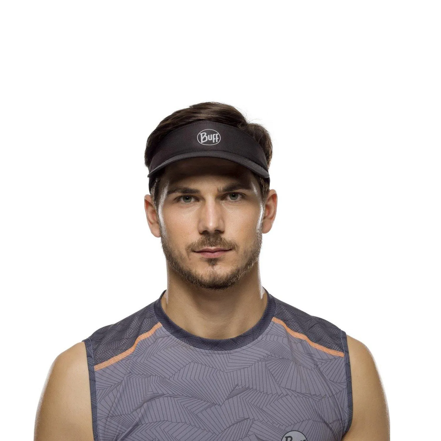 Buff Visor R-Solid Black