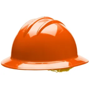 Bullard 33ORP Classic Full Brim Style Hard Hat, 6pt Pinlock, Orange, 1 Each