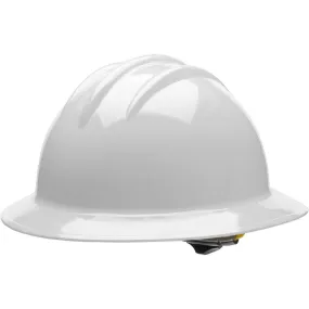 Bullard C33 33GGR 6pt Ratchet Classic Full Brim Style Hard Hat, Gull Grey, 1 Each