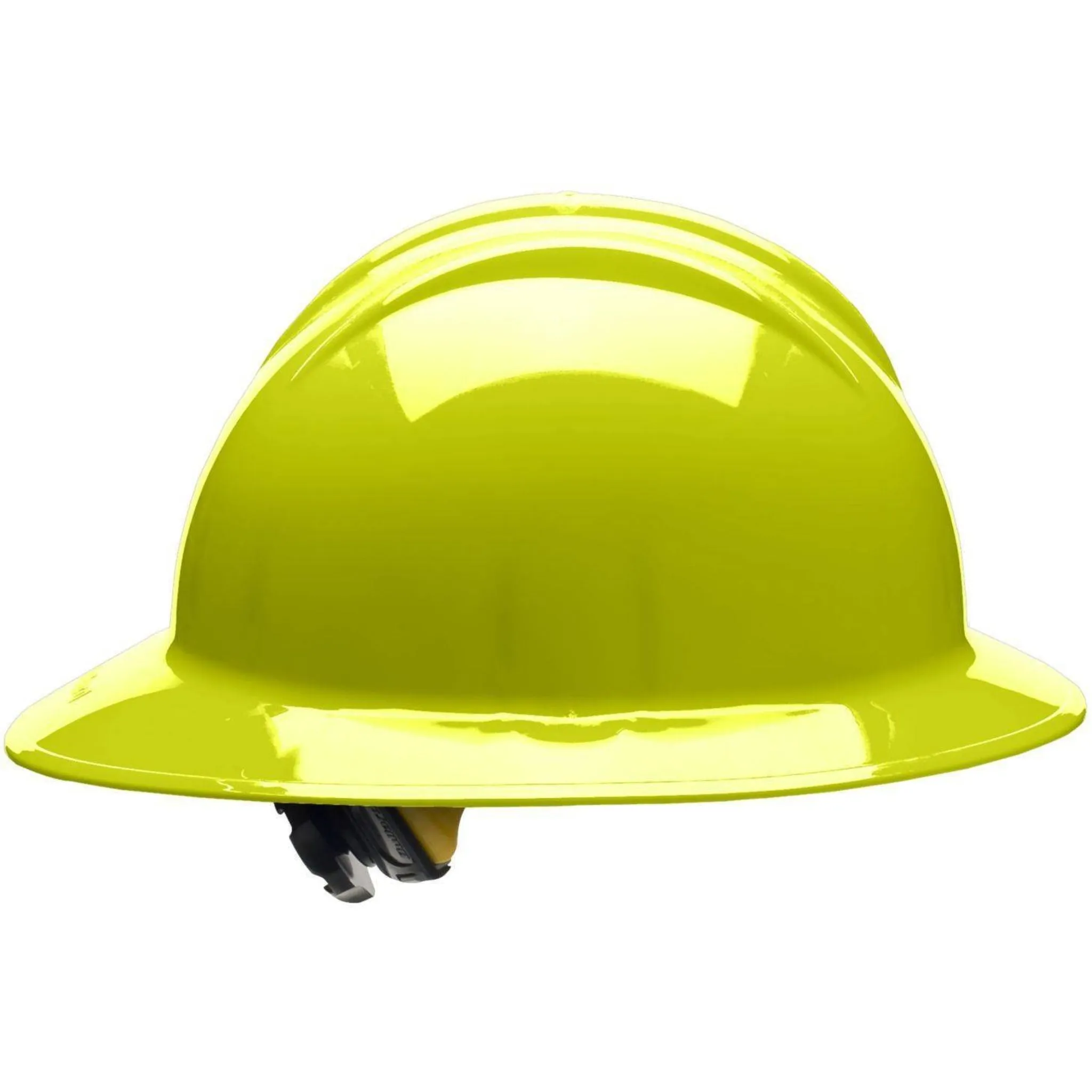Bullard C33 33HYR 6pt Ratchet Classic Full Brim Style Hard Hat, Hi-Viz Yellow, 1 Each