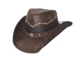 Bullhide Ladies Leather Hat Bonfire Style 4040CH