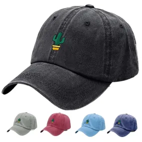 Cactus Washed Cotton Baseball Cap