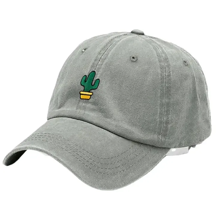 Cactus Washed Cotton Baseball Cap