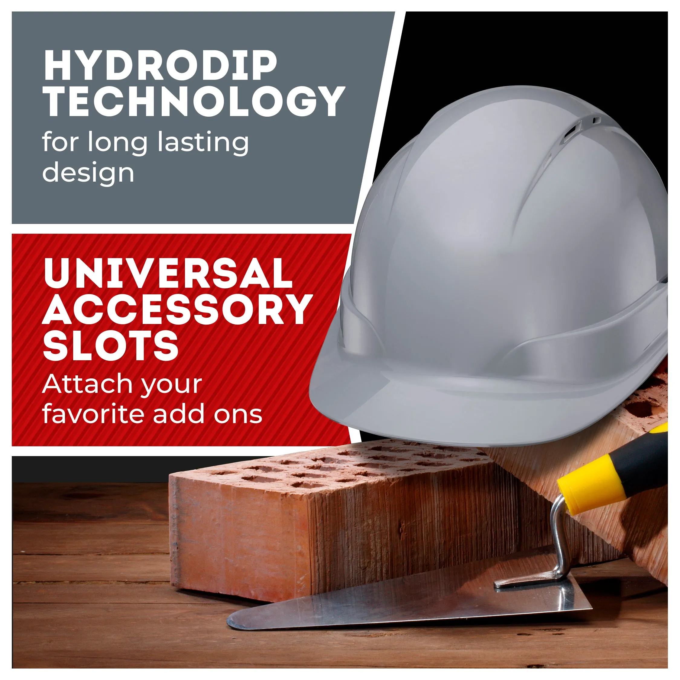 Cap Style Grey Vented Hard Hat