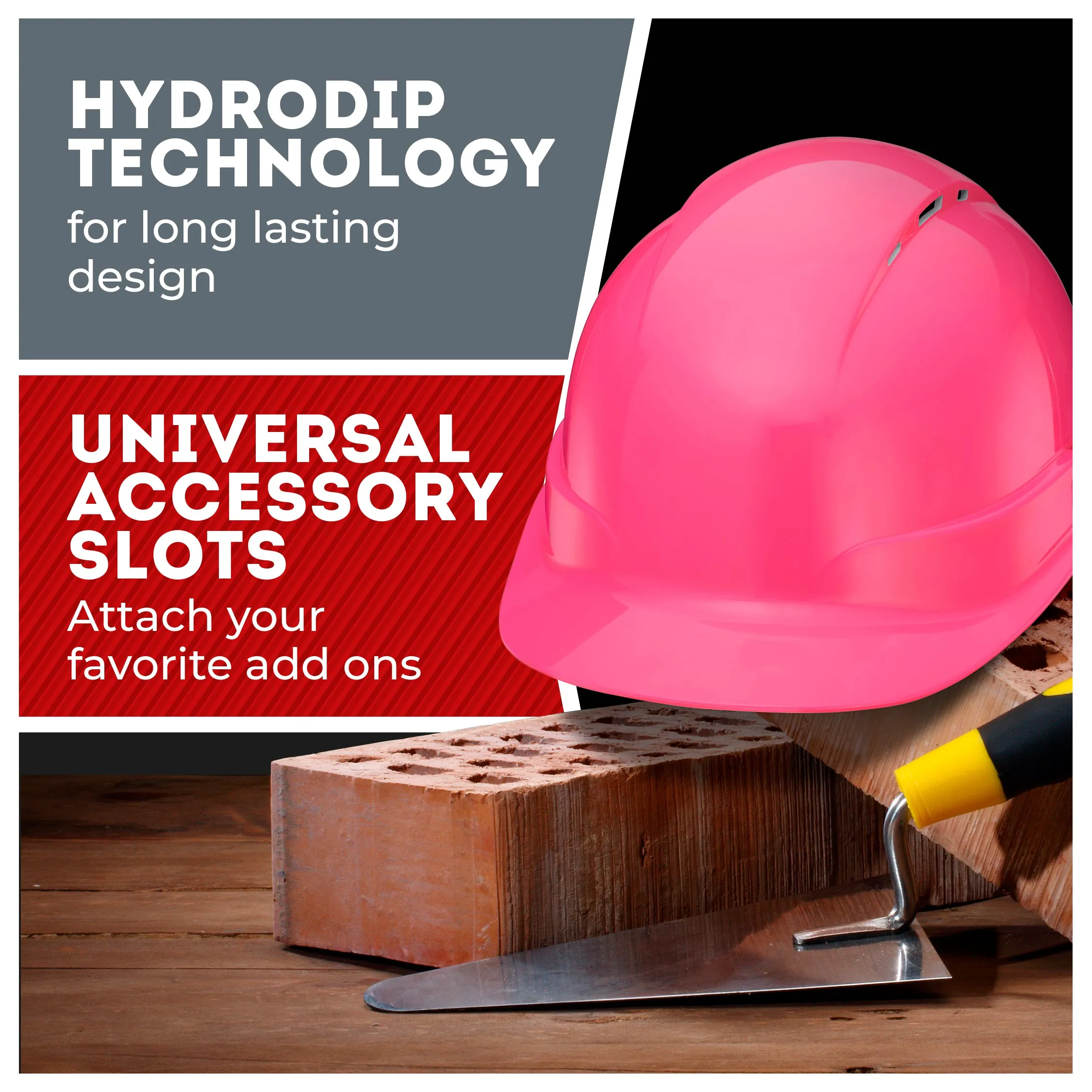 Cap Style Pink Vented Hard Hat