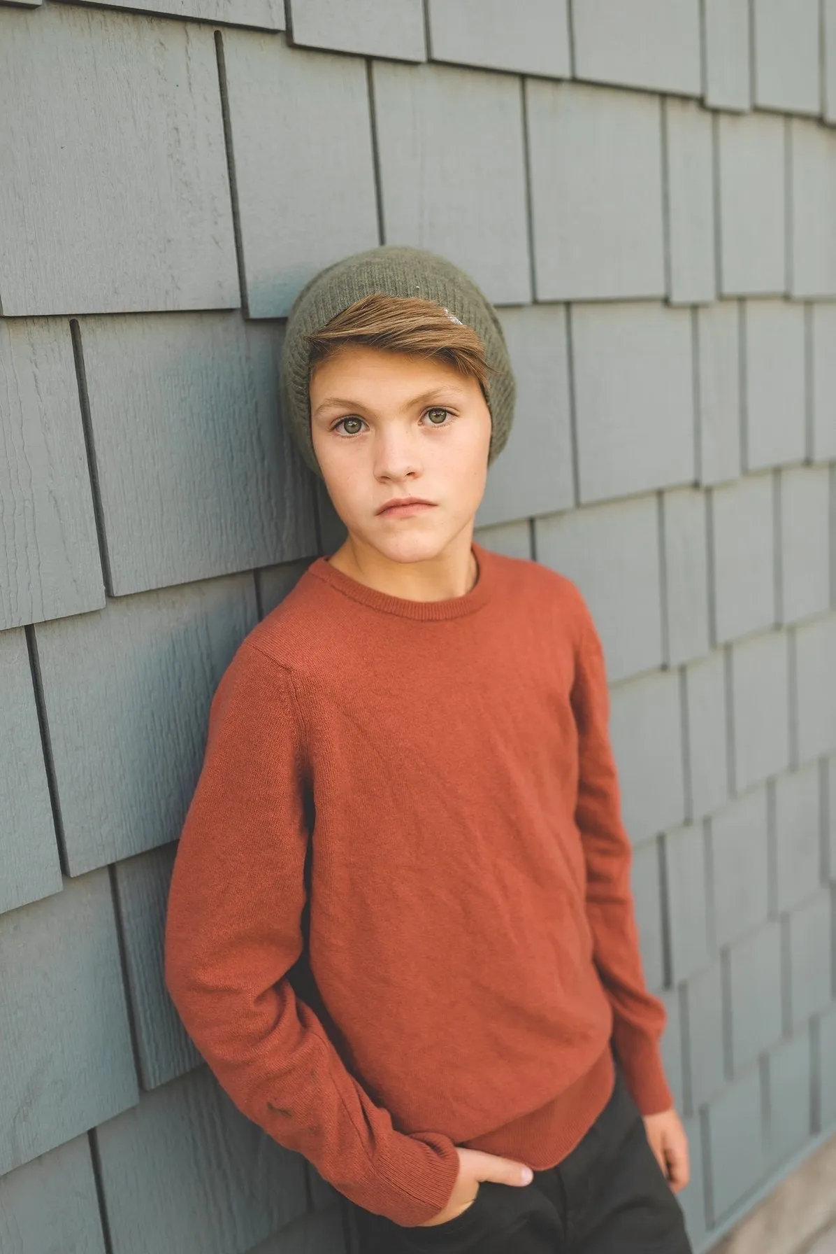 CASHMERE BEANIE | Brown