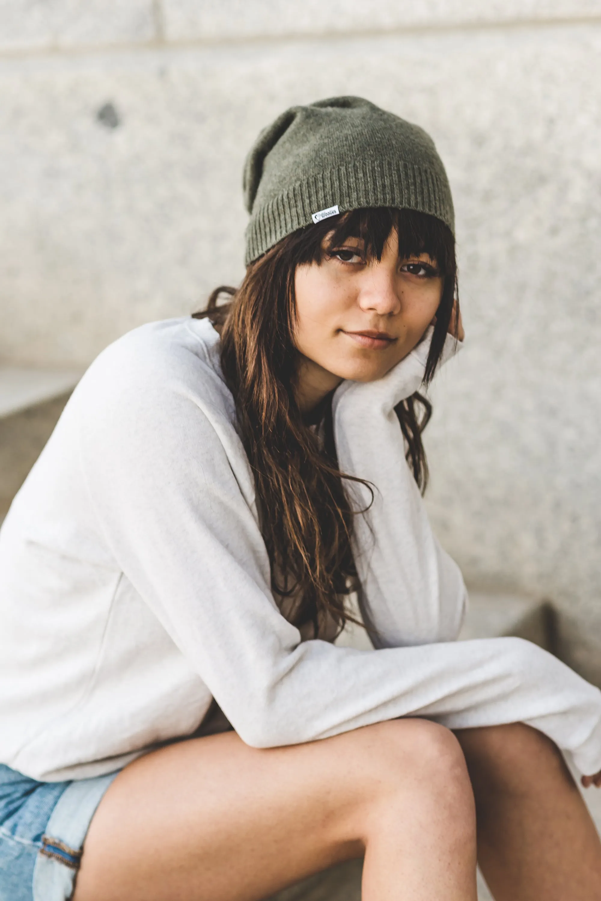 CASHMERE BEANIE | Darkest Blue