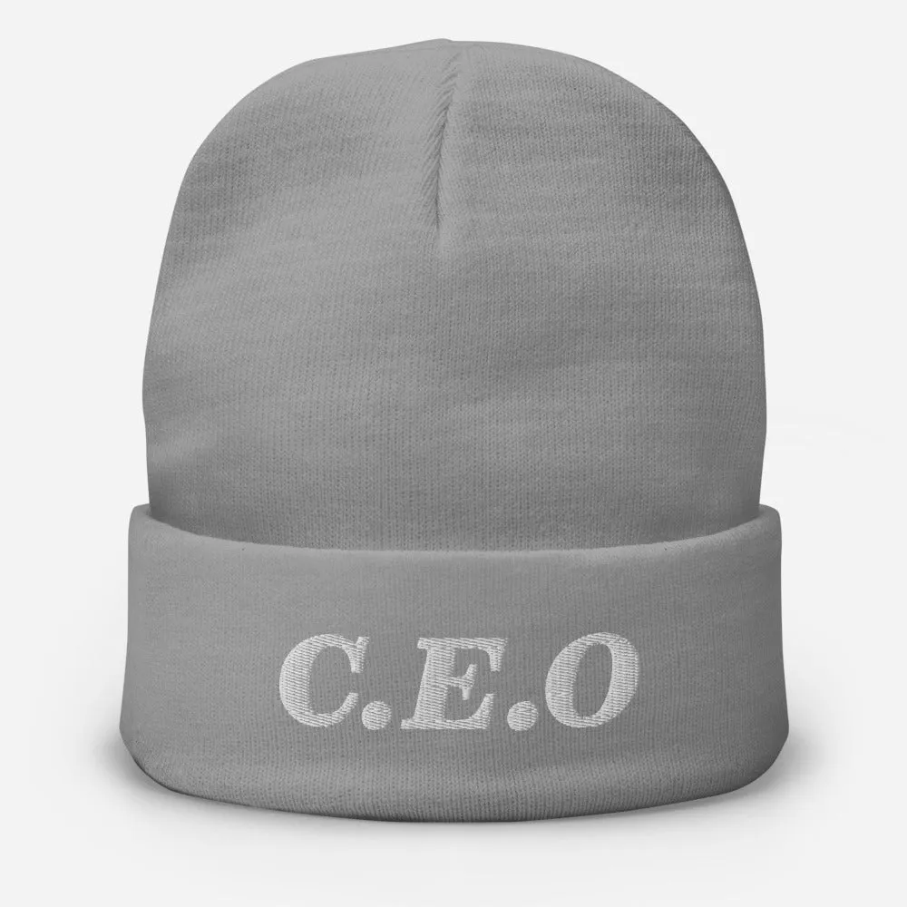 C.E.O: Embroidered Beanie